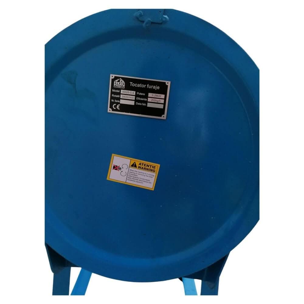 Tocator electric siscornita furaje, fan, lucerna, iarba, coceni, Alpin Profi, 280W, 200kg/h (ALL-220) - Ro-Unelte