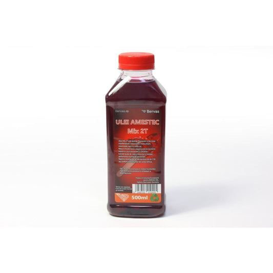 Ulei amestec MIX 2T ROSU 500ml - Ro-Unelte