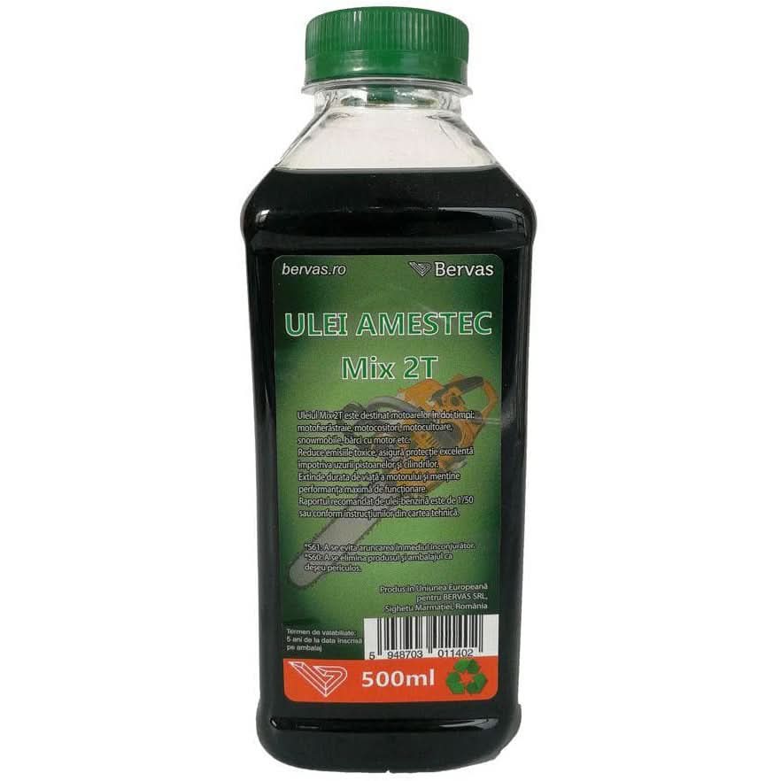Ulei amestec MIX 2T VERDE 500ml - Ro-Unelte