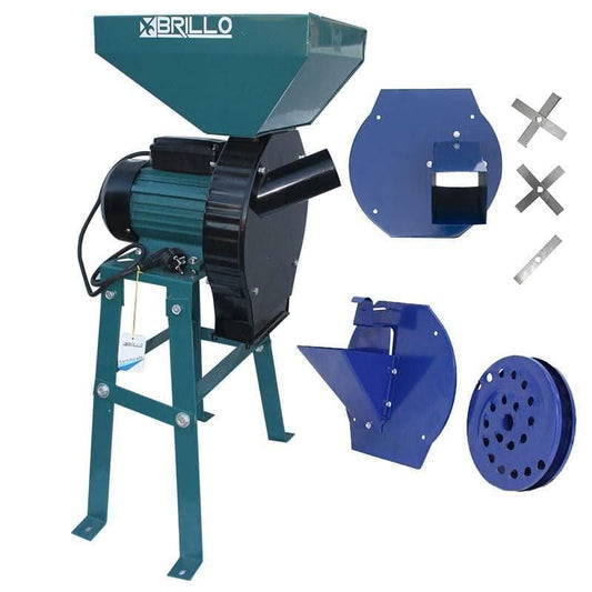Set Moara Brillo( 4 In 1 ) 3.5Kw, 250Kg/Ora, Cereale (+ Fructe + Lucerna + Suport) - ZEP.RO - Ți-e la îndemână!
