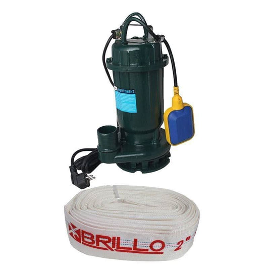 Pompa Apa Murdara Brillo 2500W Cu Flotor + Furtun 50 M - ZEP.RO - Ți-e la îndemână!