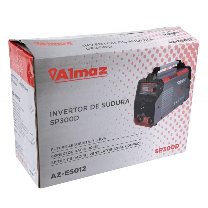 Aparat Sudura Almaz SP300D, 300A, Invertor Profesional, Model 2019 (AZ-ES012) - Ro-Unelte