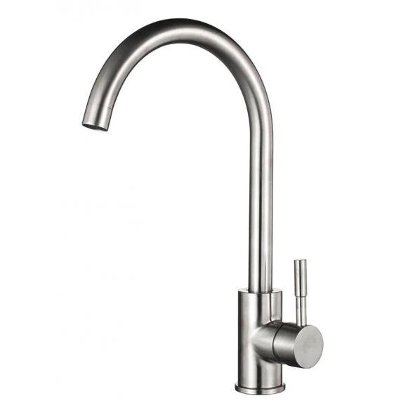Baterie bucatarie MIXXUS SUS-011 din otel inoxidabil, Monocomanda, Racorduri incluse - ZEP.RO - Ți-e la îndemână!