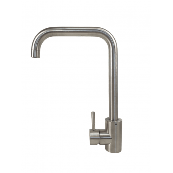 Baterie bucatarie MIXXUS SUS-011-G din otel inoxidabil, Monocomanda, Racorduri incluse - ZEP.RO - Ți-e la îndemână!