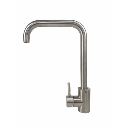 Baterie bucatarie MIXXUS SUS-011-G din otel inoxidabil, Monocomanda, Racorduri incluse - ZEP.RO - Ți-e la îndemână!