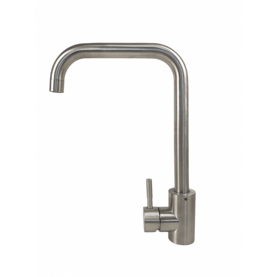 Baterie bucatarie MIXXUS SUS-011-G din otel inoxidabil, Monocomanda, Racorduri incluse - ZEP.RO - Ți-e la îndemână!