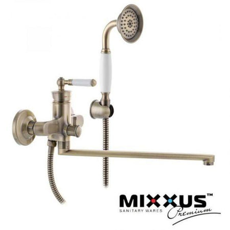 Baterie cada Mixxus Premium Vintage Bronze 006-25cm Euro, culoare bronz, alama, monocomanda racoarde incluse - ZEP.RO - Ți-e la îndemână!