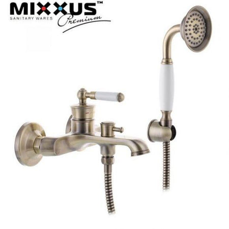 Baterie cada Mixxus Premium Vintage Bronze 009, culoare bronz, alama, monocomanda racoarde incluse - ZEP.RO - Ți-e la îndemână!