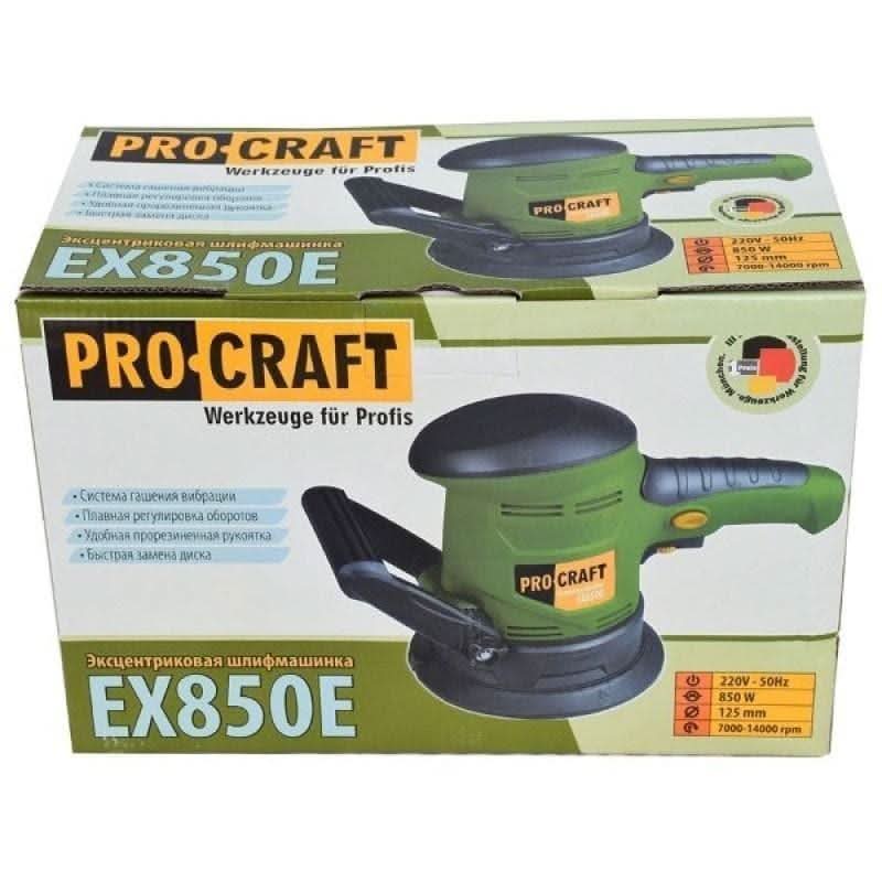 Slefuitor Excentric Procraft Ex-850E, 450W, 125Mm, 14000Rpm - ZEP.RO - Ți-e la îndemână!