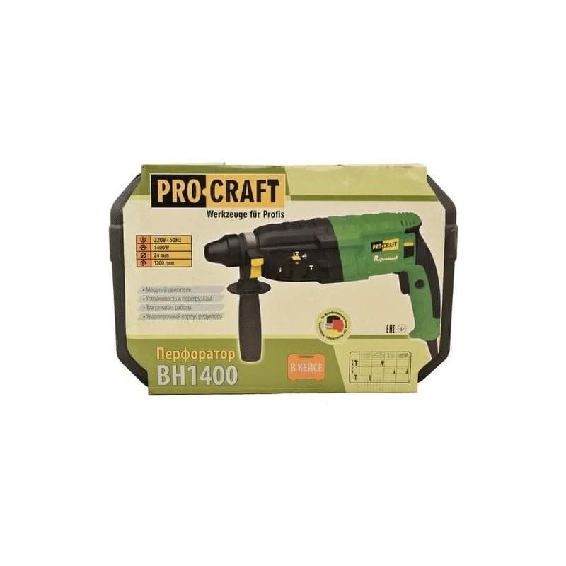 Ciocan rotopercutor PROCRAFT BH1400, 1400 W, 3900 BPM (EF-4052) - Ro-Unelte