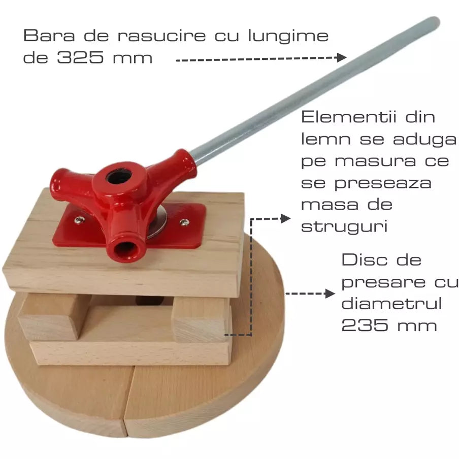 Presa manuala pentru struguri, Elefant FP-18, 18L - ZEP.RO - Ți-e la îndemână!