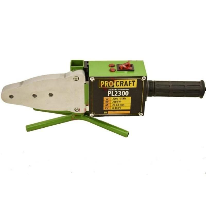 Dispozitiv de lipit tevi polipropilena, trusa,plita PPR,2300W,6 bacuri Teflonate,PROCRAFT (ef-1486) - Ro-Unelte