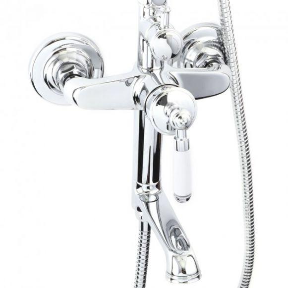 Coloana dus Mixxus Premium Vintage 009-J, alama, culoare crom, monocomanda cu para de dus - ZEP.RO - Ți-e la îndemână!