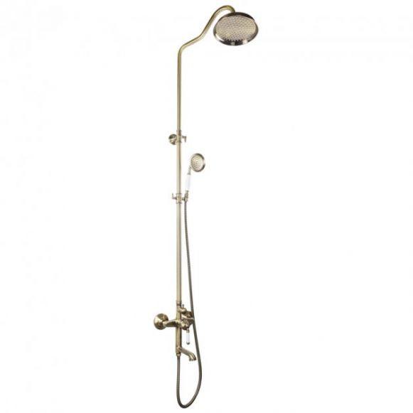 Coloana dus Mixxus Premium Vintage Bronze 009-J, alama, culoare bronz, monocomanda cu para de dus - ZEP.RO - Ți-e la îndemână!