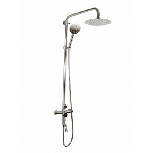 Coloana de dus Mixxus SUS-009-J, 120 cm + baterie si para, monocomanda, furtun flexibil - ZEP.RO