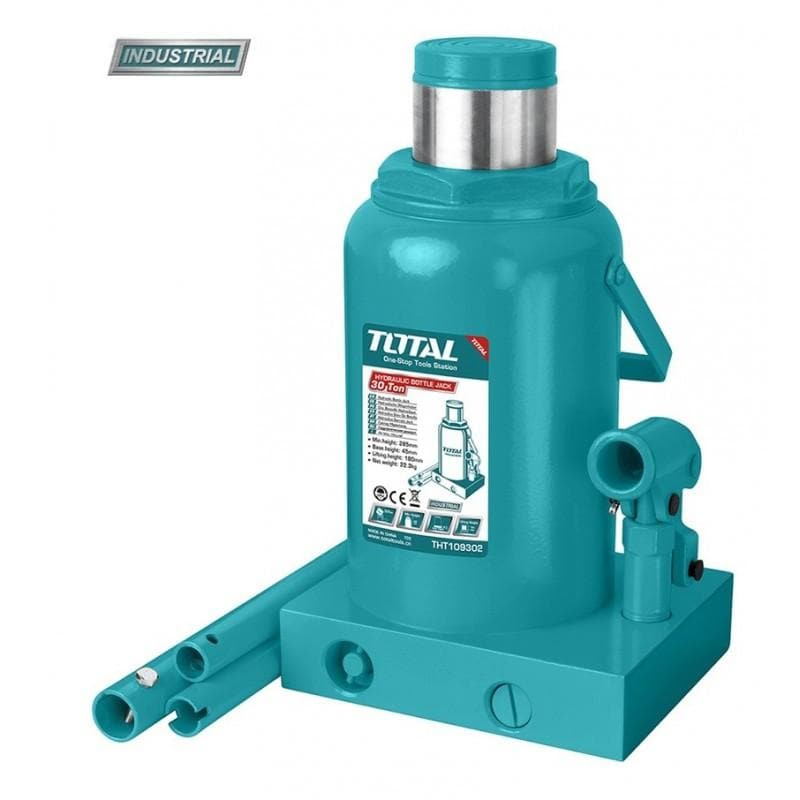 Cric hidraulic auto - butelie - 30T (INDUSTRIAL) TOTAL (THT-109302) - Ro-Unelte