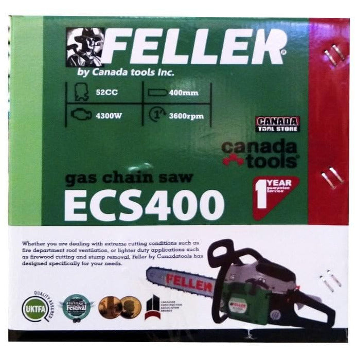 Drujba pe benzina Feller ECS 400, 5.8 CP (4300 W), 3600 rpm (EF-7965) - Ro-Unelte