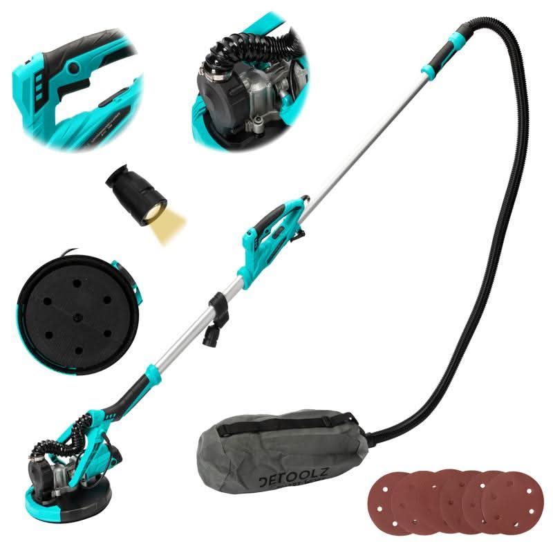 Slefuitor Pentru Perete Extensibil Detoolz, Dz-C200, Cu Aspirator 215 Mm, 750 W - ZEP.RO - Ți-e la îndemână!