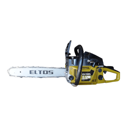 Drujba de mana pe benzina ELTOS E-5200, 4.9 CP, pornire demaror, motor 2T 52 cm3, 3400 rpm - ZEP.RO - Ți-e la îndemână!
