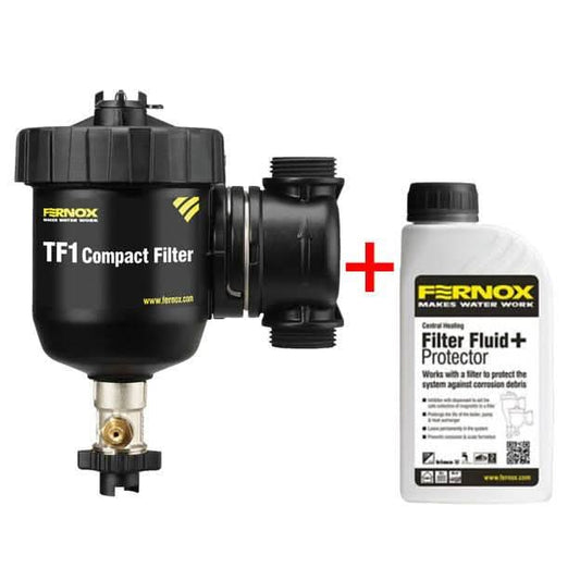Filtru antimagnetita Fernox ZEP TF1 + fluid protector Fernox - ZEP.RO - Ți-e la îndemână!