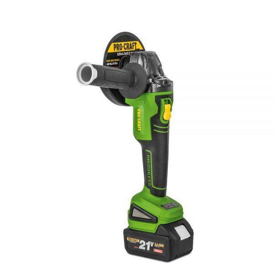 Polizor Unghiular (Flex) Cu Acumulator Procraft PWA216, 21V, 6A, 8500Rpm, 2 Acumulatori - ZEP.RO - Ți-e la îndemână!