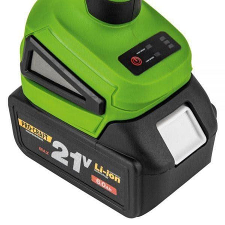 Polizor Unghiular (Flex) Cu Acumulator Procraft PWA216, 21V, 6A, 8500Rpm, 2 Acumulatori - ZEP.RO - Ți-e la îndemână!