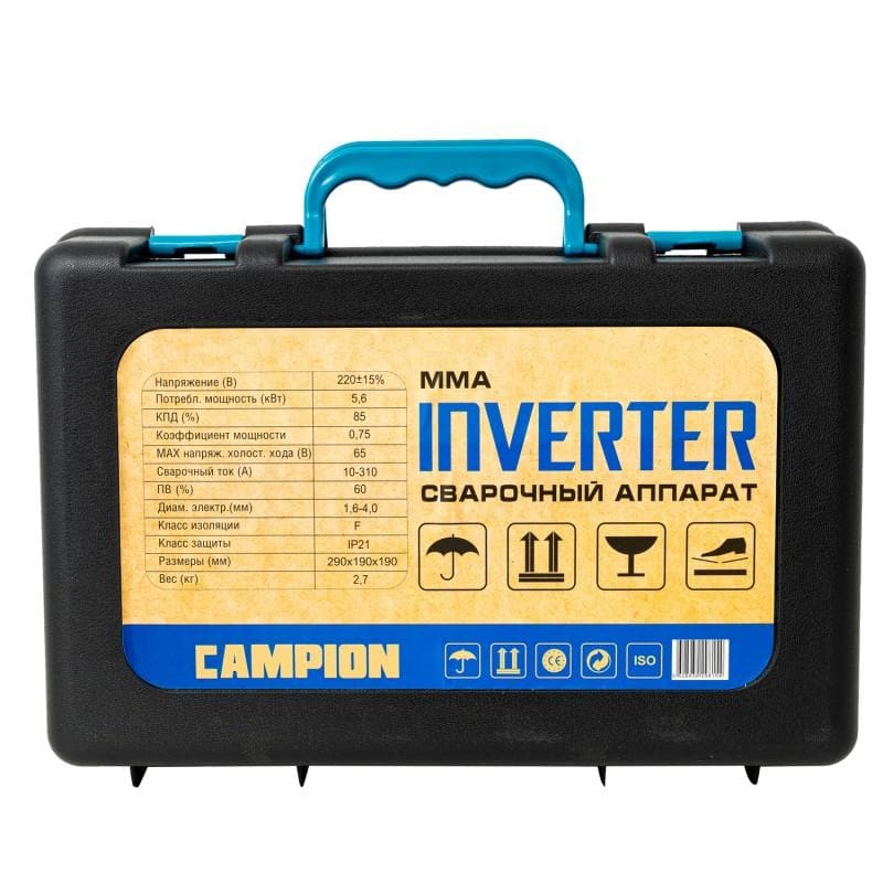 INVERTOR DE SUDURA COBALT CAMPION MMA 311DK , APARAT SEMIPROFESIONAL (MMA311DK) - Ro-Unelte