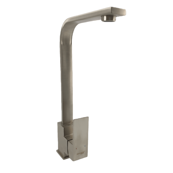 Baterie bucatarie MIXXUS KUB-011 din otel inoxidabil, Monocomanda, Racorduri incluse - ZEP.RO - Ți-e la îndemână!