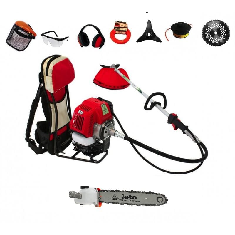 SET MOTOCOASA TIP RUCSAC 4.76CP, MICUL FERMIER BC430KF (G1550) + CAP DRUJBA (26) - Ro-Unelte