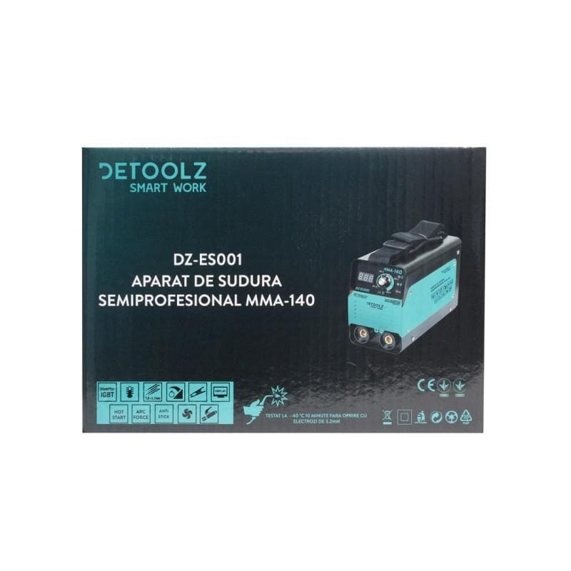 Aparat de sudura MMA-140AH DETOOLZ PROFESIONAL (DZ-ES001) - Ro-Unelte