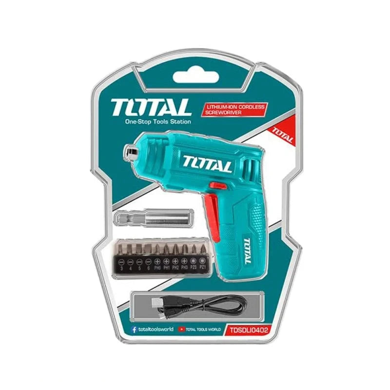 TOTAL - Surubelnita electrica 4V SS - ZEP.RO - Ți-e la îndemână!