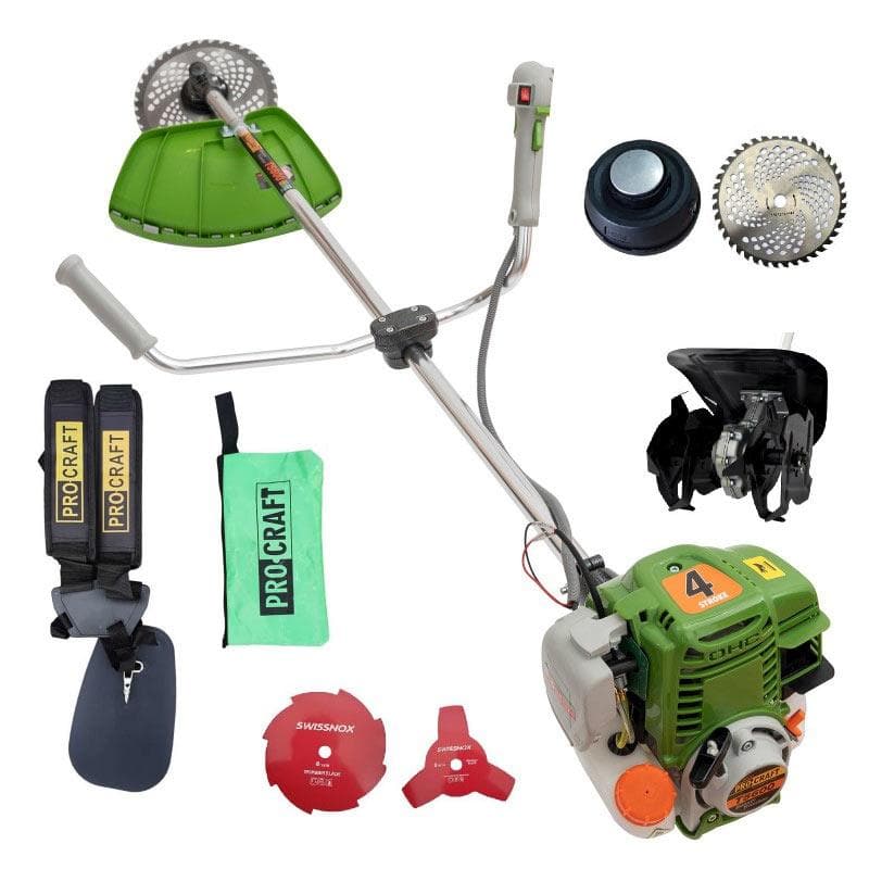 Set Motocoasa Motor 4 Timpi 62CC, 7CP PROCRAFT 5600 + Cultivator(28) (EF-1328)Pachet 1 - Ro-Unelte