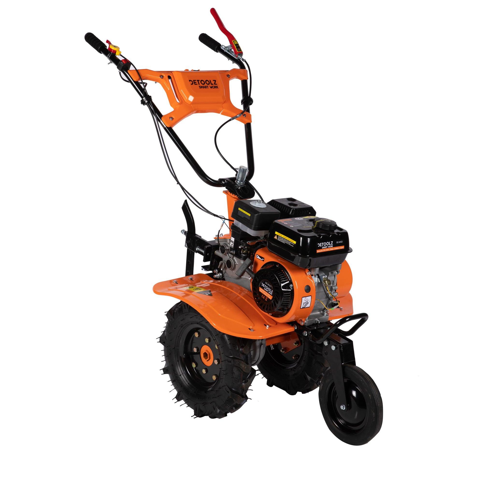 Motocultor Detoolz DZ-M122,7 CP, 212 CC, adancime de lucru 29 cm, latime de lucru 90 cm, viteze 2 inainte + 1 inapoi, motor benzina 4 timpi, - ZEP.RO - Ți-e la îndemână!