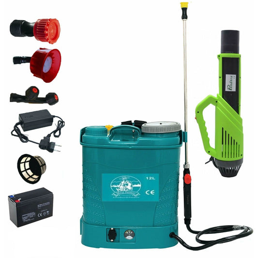 Set Atomizor + Pompa Stropit Electrica Pandora 12 L, 5 Bar.. - ZEP.RO - Ți-e la îndemână!