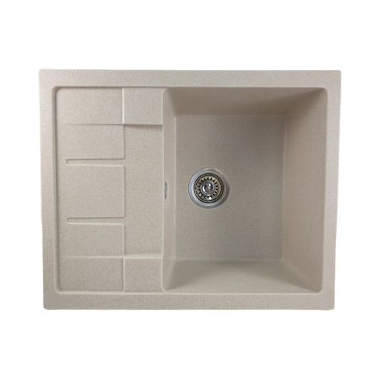 Pachet Chiuveta Bucatarie Dreptunghiulara Granit Mixxus Hb8210 Bej , Sifon Complet Inclus + Baterie Bucatarie Mixxus Sus-011 Bej - ZEP.RO - Ți-e la îndemână!