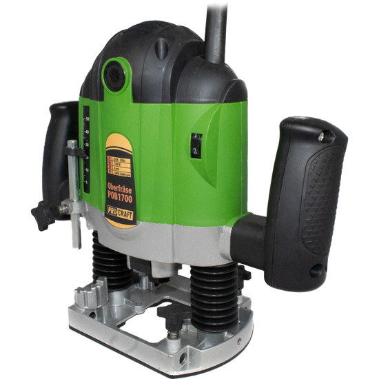 Masina de frezat ProCraft POB1700, 1700 W, 16000-30000 RPM, 50 mm + Set 12 freze pentru lemn (EF-1501) - Ro-Unelte