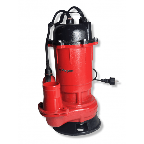 Pompa submersibila apa murdara Elefant WQD10-8-0.55F 550W, debit 3000L/h, 8m refulare, 5m adancime, 2”, 2850rpm