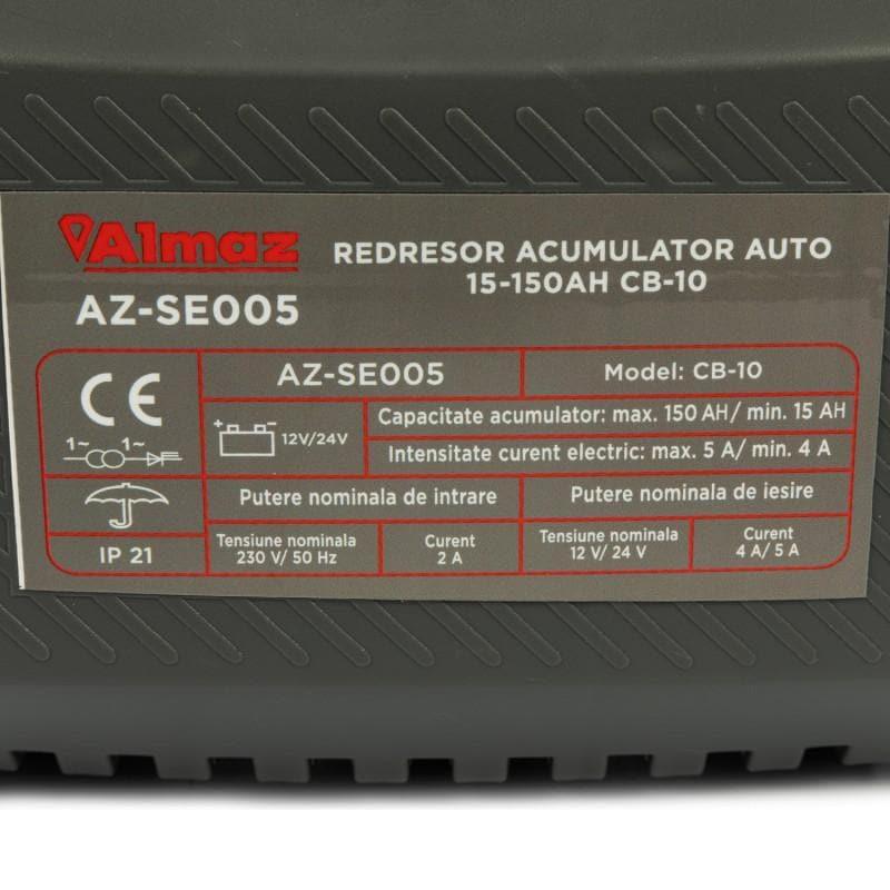 Redresor Acumulator Auto Almaz, Cb-10, 30-150 Ah, 12 V/24 V - ZEP.RO - Ți-e la îndemână!