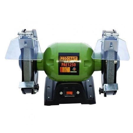 Polizor de banc PROCRAFT PAE1250, 1250W, 2950rpm + 2 Discuri de granulatie diferita (EF-1728) - Ro-Unelte