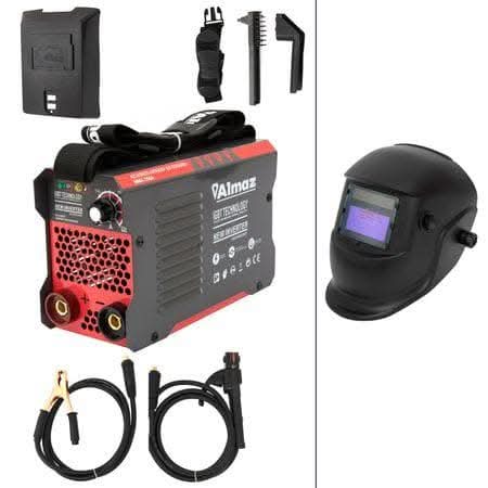 Set Aparat de Sudura Invertor Almaz 250a AZ ES002 + Masca de sudura heliomata - Ro-Unelte