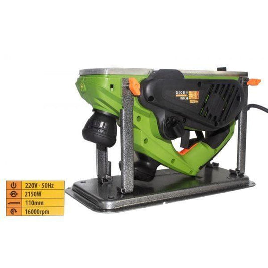 Rindea electrica cu masa PROCRAFT PE 2150, 2.1 kW, 16000 rpm, 2 cutite cu sac colectare - ZEP.RO - Ți-e la îndemână!