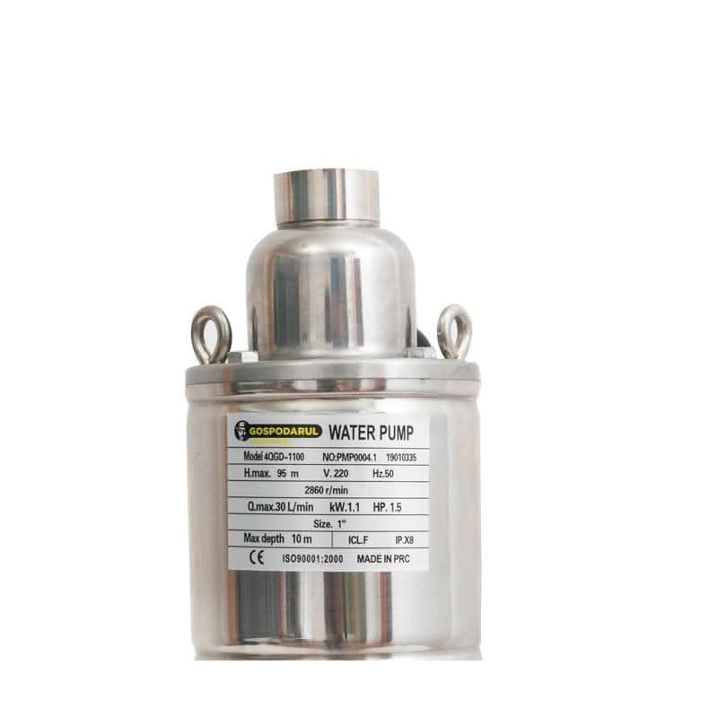 Pompa apa cu snec 1.1KW, 30 L/min, 95m, Gospodarul Profesionist 4QGD-1100W (PMP-0004.1) - Ro-Unelte