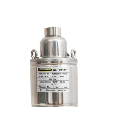 Pompa apa cu snec 1.1KW, 30 L/min, 95m, Gospodarul Profesionist 4QGD-1100W (PMP-0004.1) - Ro-Unelte