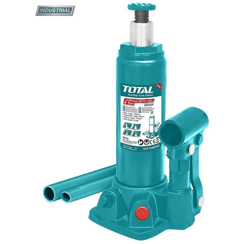 Cric hidraulic auto - butelie - 2T (INDUSTRIAL) TOTAL (THT-109022) - Ro-Unelte