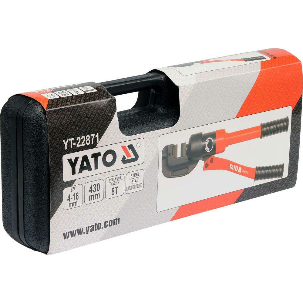 Cutter cu cilindru  hidraulic Yato YT-22870 4-12 mm - ZEP.RO
