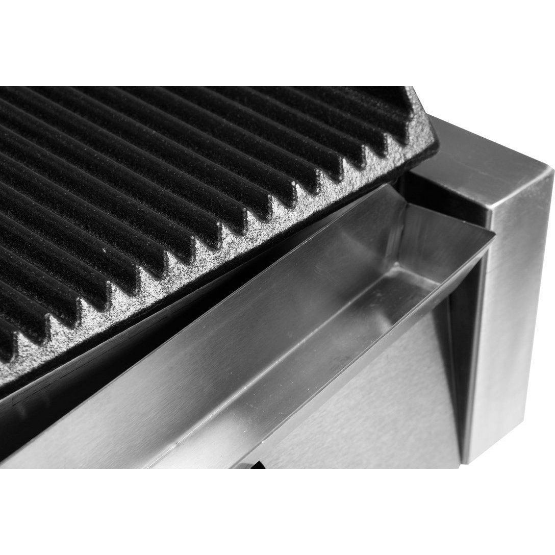 DOUBLE CONTACT GRILL FULL RIBBED 58CM, YATO - ZEP.RO