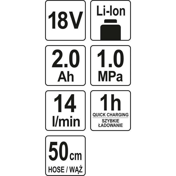 Pistol De Umflat Yato Cu Acumulator, 18V - ZEP.RO - Ți-e la îndemână!