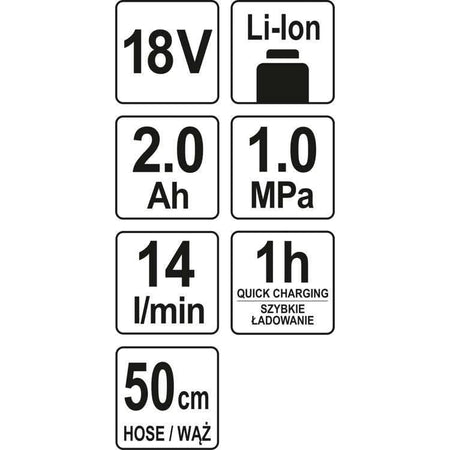 Pistol De Umflat Yato Cu Acumulator, 18V - ZEP.RO - Ți-e la îndemână!