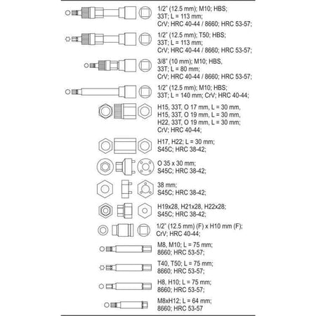 Set Chei Combinate 22 Bucati Pentru Alternator Yato - ZEP.RO - Ți-e la îndemână!