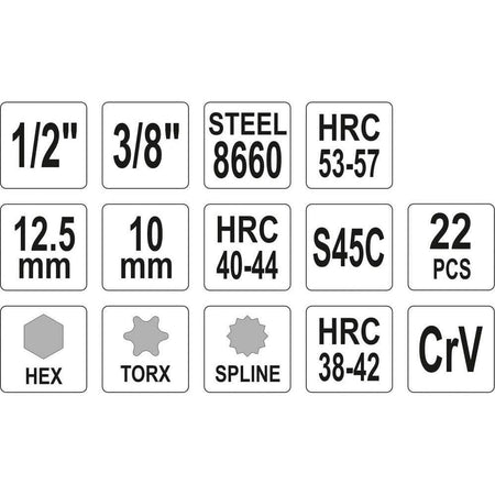 Set Chei Combinate 22 Bucati Pentru Alternator Yato - ZEP.RO - Ți-e la îndemână!